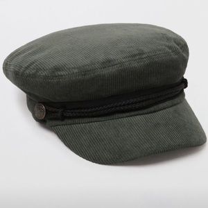 NWT Corduroy Baker Boy Hat